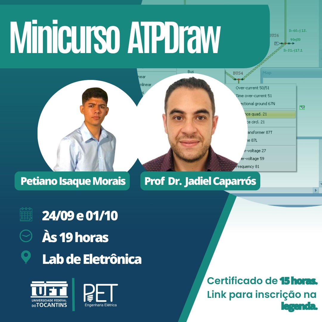 banner da atividade Atpdraw - The Graphical Preprocessor To Atp Electromagnetic Transients Program