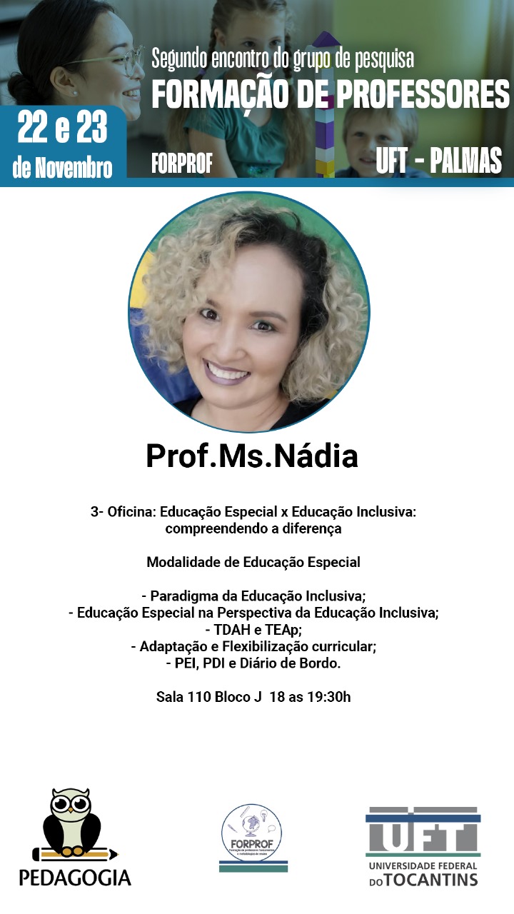 banner da atividade Oficina 3: Educação Especial x Educação Inclusiva: compreendendo a diferença