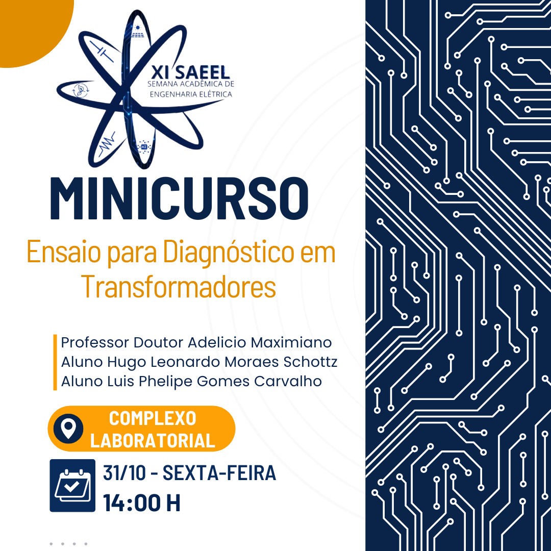 banner da atividade Ensaio para Diagnóstico em Transformadores