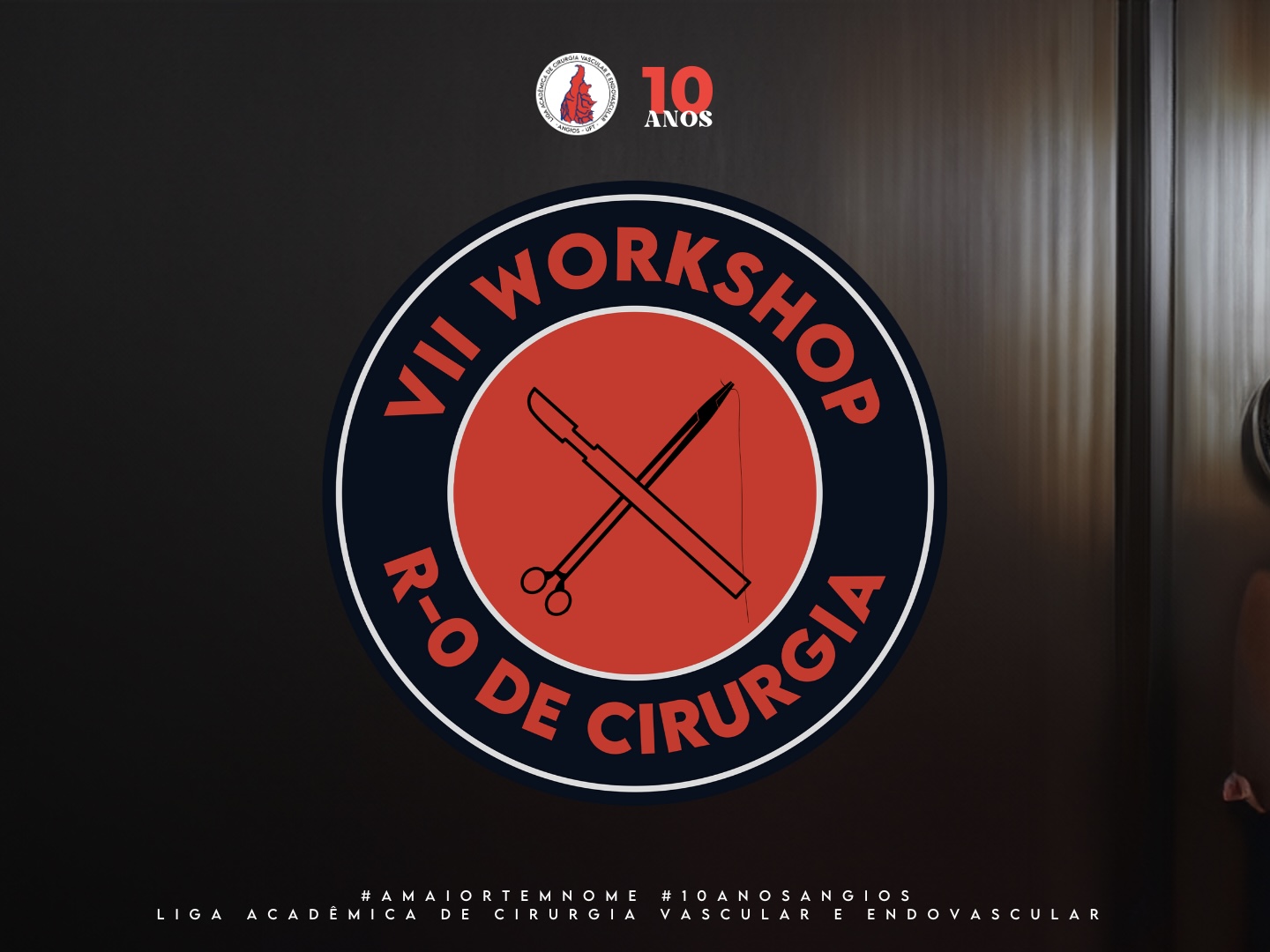 banner da atividade VII WORKSHOP R-0 DE CIRURGIA