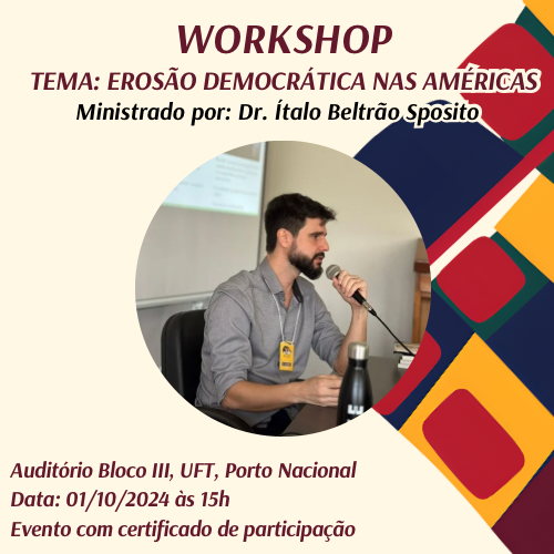 banner da atividade I Workshop do SimulaRI