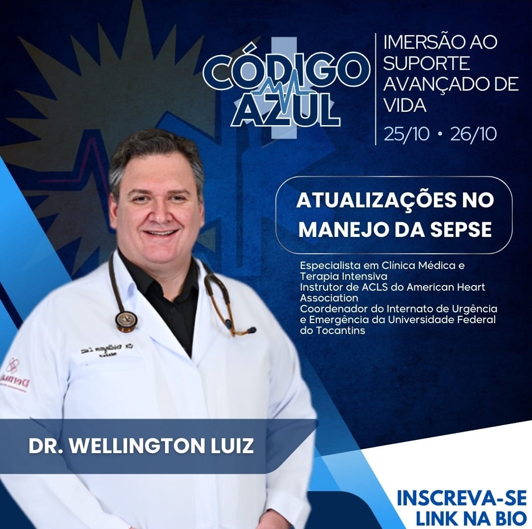 banner da atividade ATUALIZAÇÕES NO MANEJO DA SEPSE