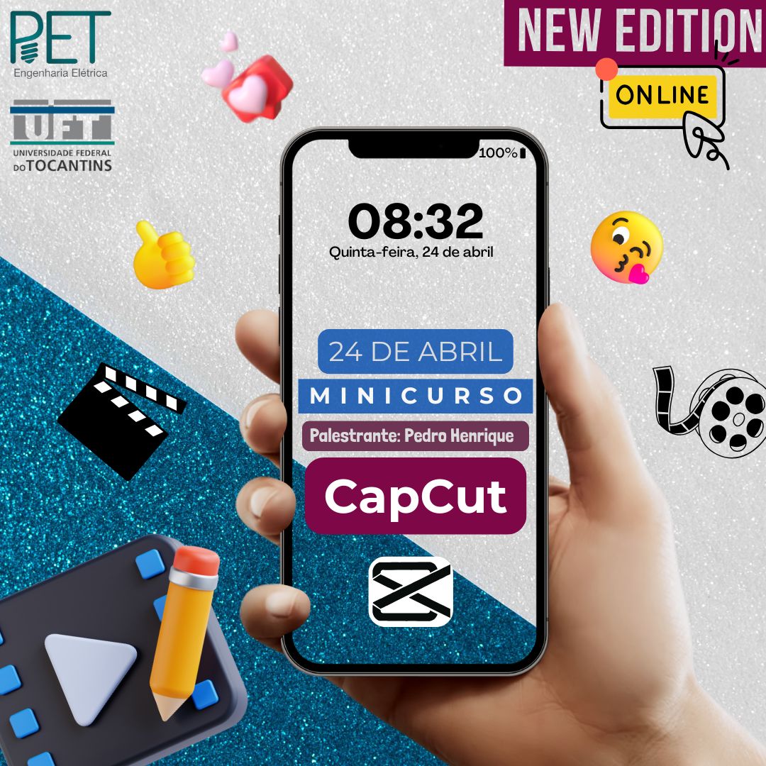 banner da atividade Edição de Vídeos com o CapCut