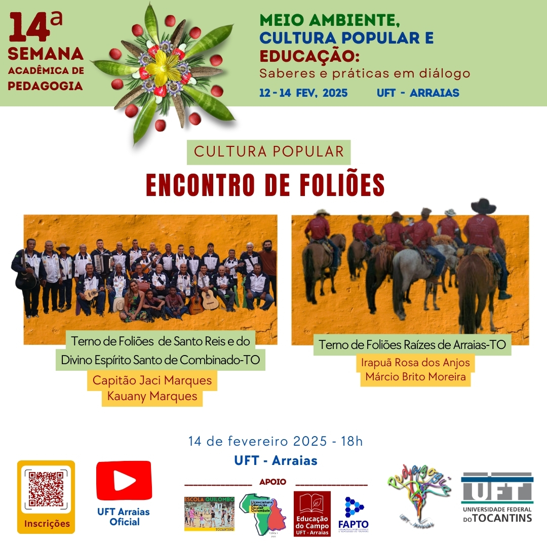 banner da atividade Encontro de Folias