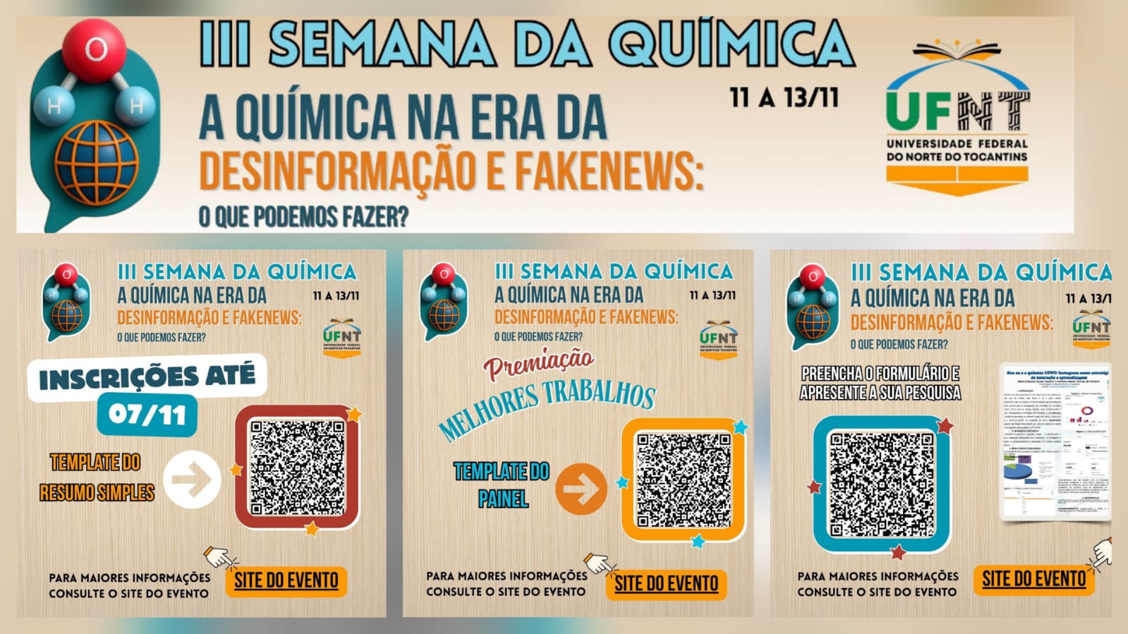 banner da atividade APRESENTAÇÃO DE TRABALHOS