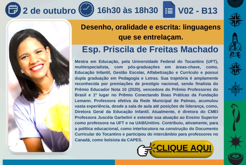 banner da atividade Desenho, oralidade e escrita: linguagens que se entrelaçam