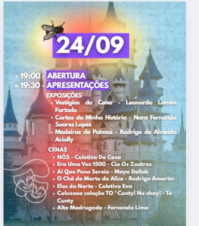 banner da atividade Mostra Artística com Apresentações e Exposições