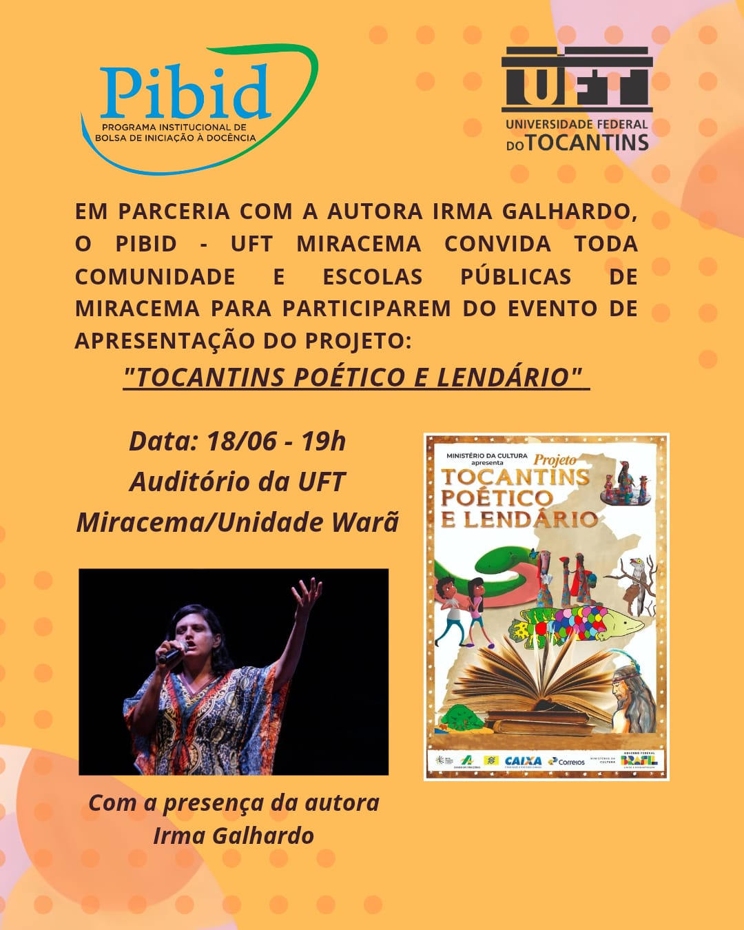 banner da atividade Tocantins Poético e Lendário