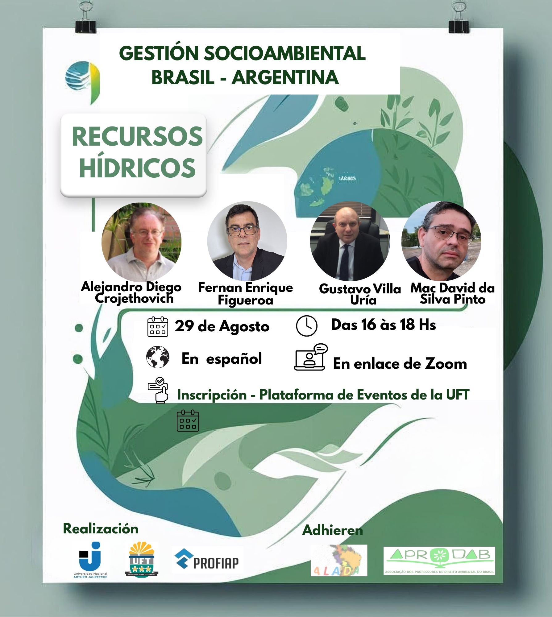 banner da atividade Recursos Hídricos