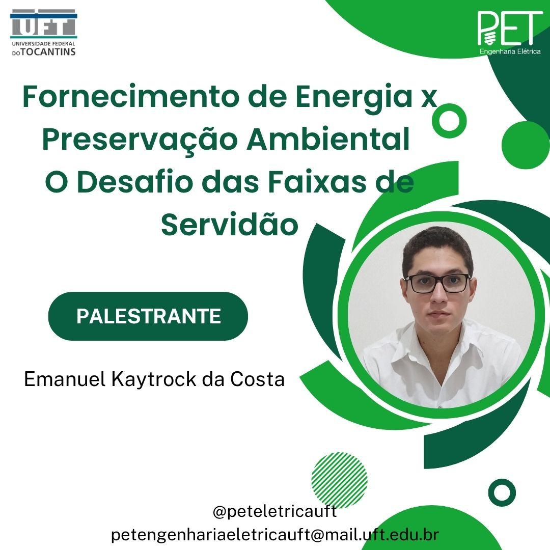 banner da atividade Fornecimento de Energia x Preservação Ambiental O Desafio das Faixas de Servidão