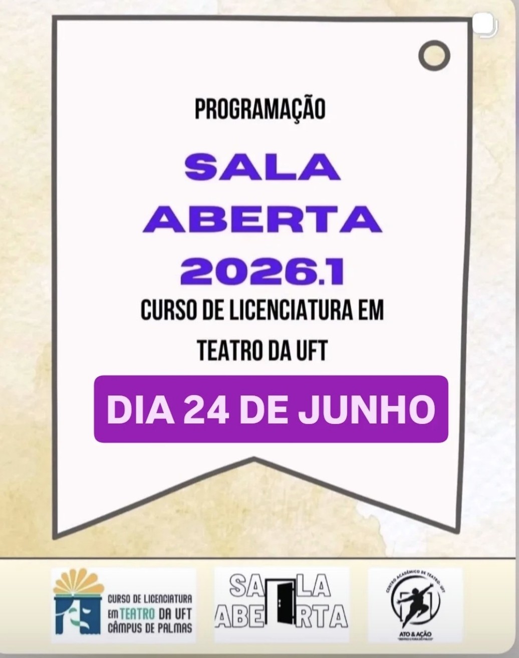 banner da atividade SALA ABERTA DIA 24 DE JUNHO