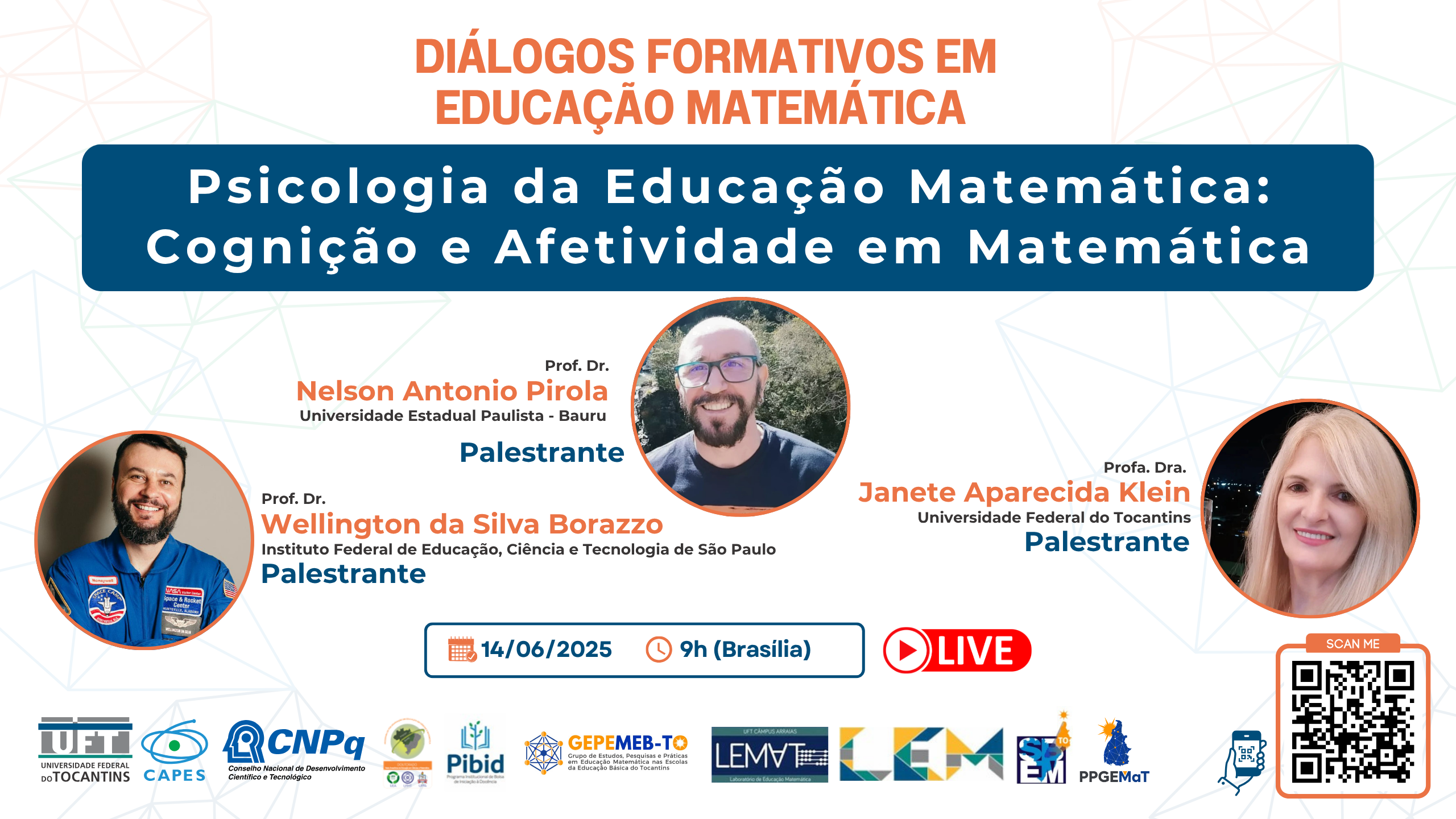 banner da atividade Psicologia da Educação Matemática Cognição e Afetividade em Matemática