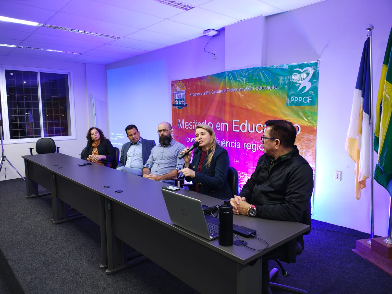 banner da atividade Painel de pesquisas e pesquisadoresas do PPPGEUFT