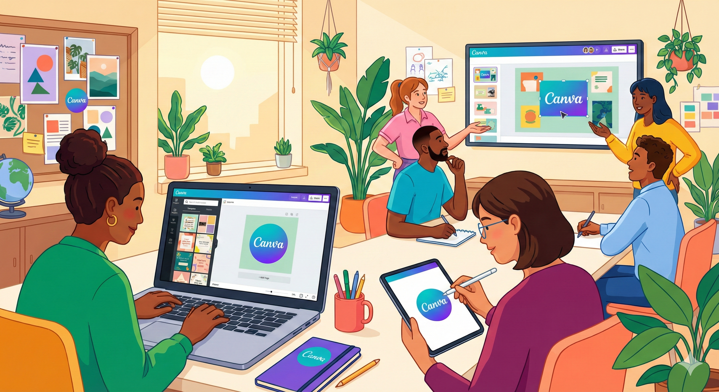 banner da atividade Apresentações em Design e Produções de Slides com o Canva