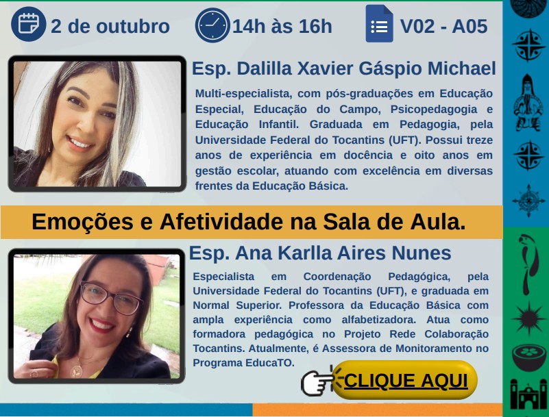 banner da atividade Emoções e Afetividade na Sala de Aula
