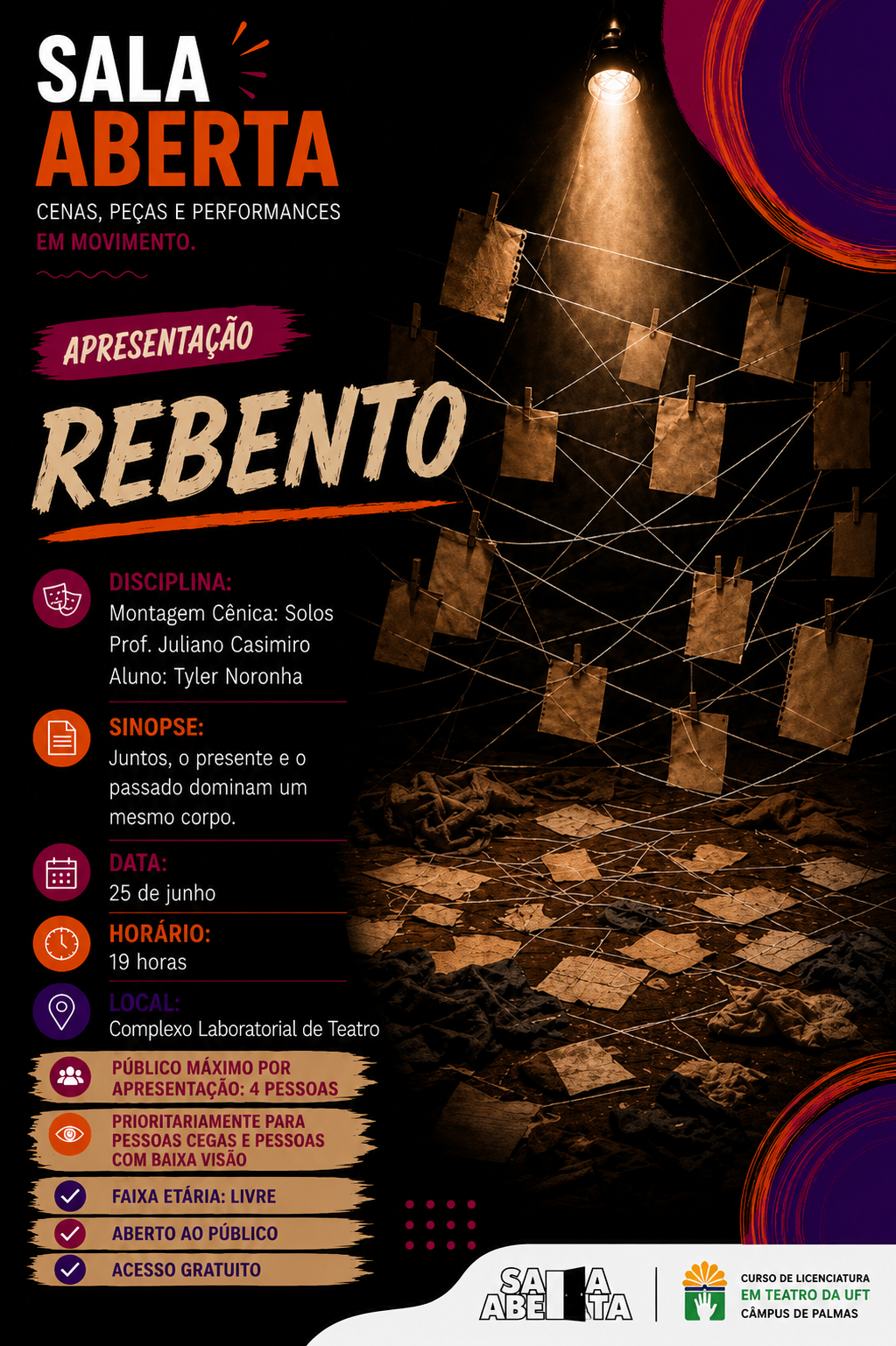banner da atividade Rebento