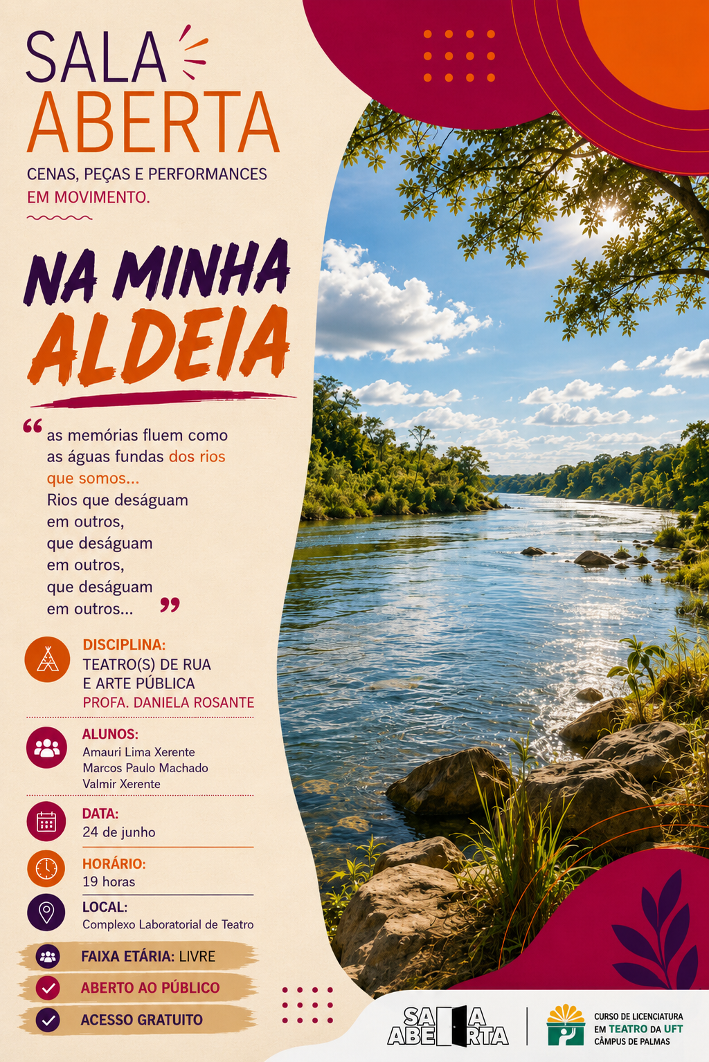 banner da atividade Na Minha Aldeia