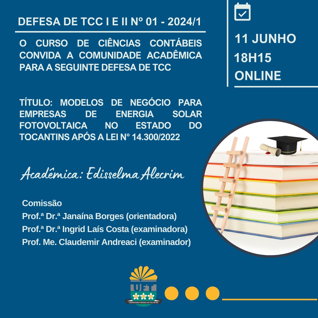 banner da atividade Banca de TCC - Edisselma dos Santos Alecrim