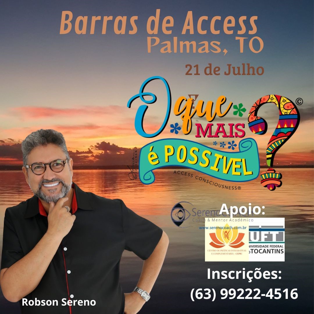 banner da atividade Curso de Barra de Access com Doutor Robson Sereno