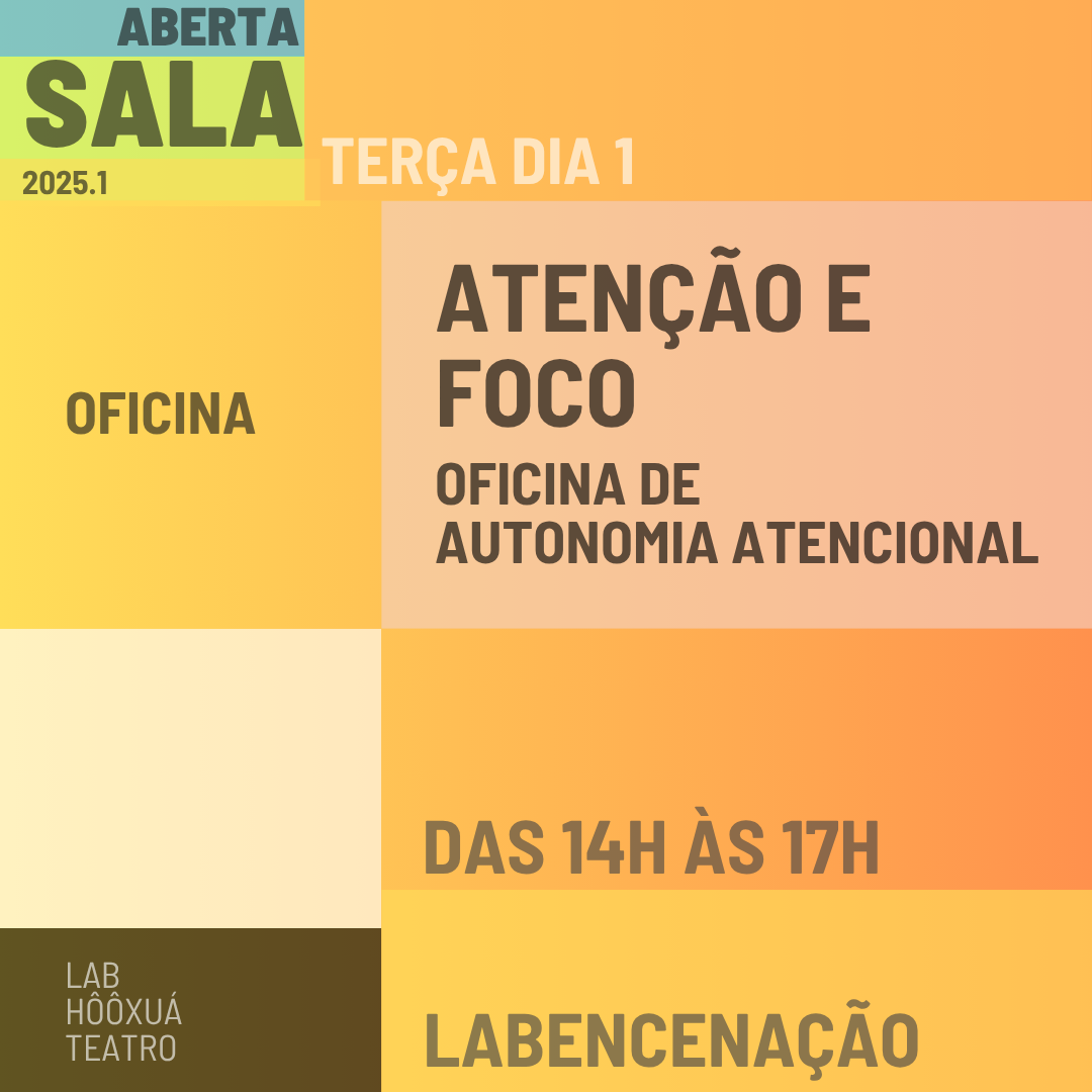 banner da atividade Atenção e foco - oficina de autonomia atencional