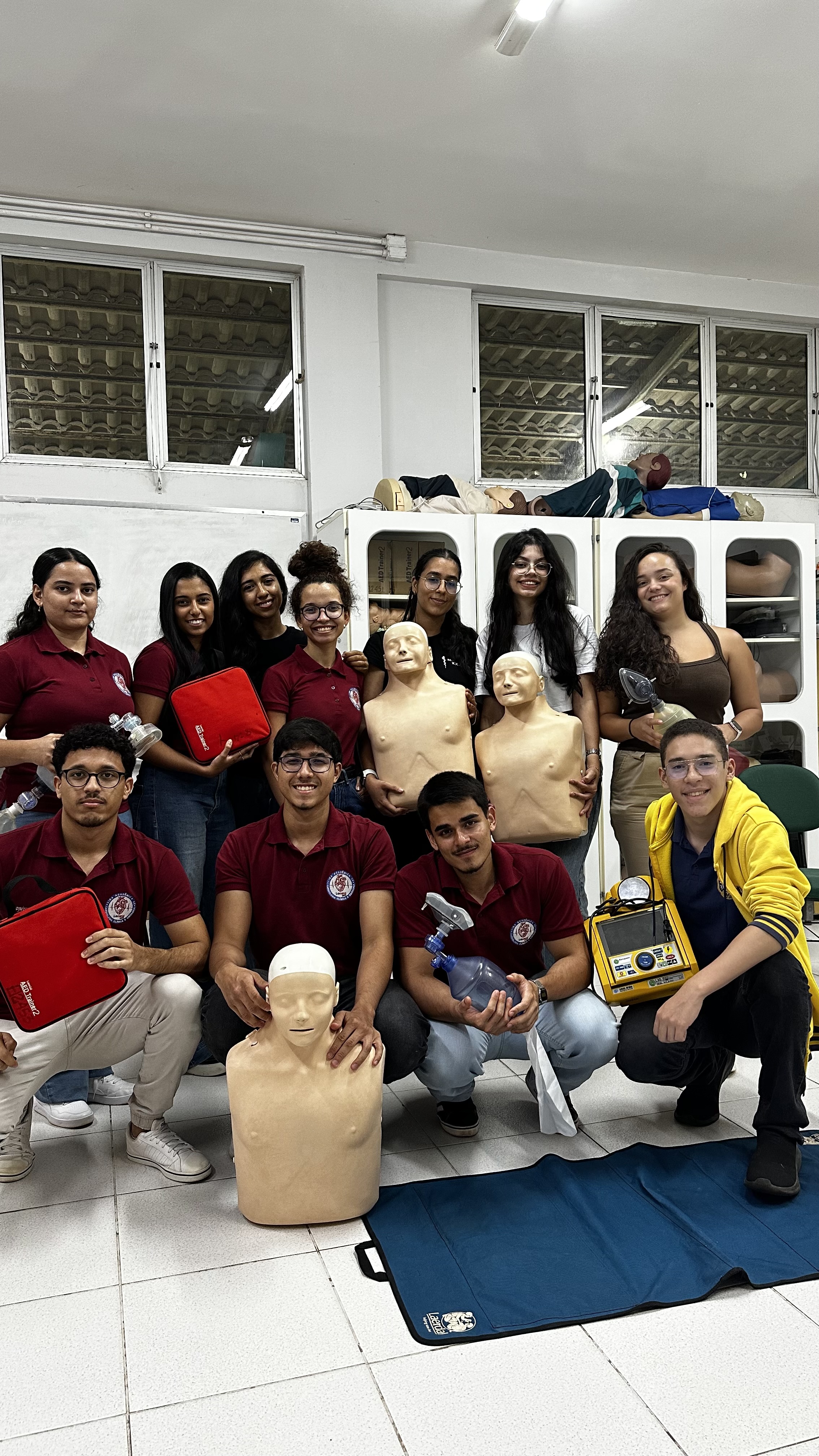 banner da atividade Capacitação em RCP para os ligantes participantes da Extensão na Morofit