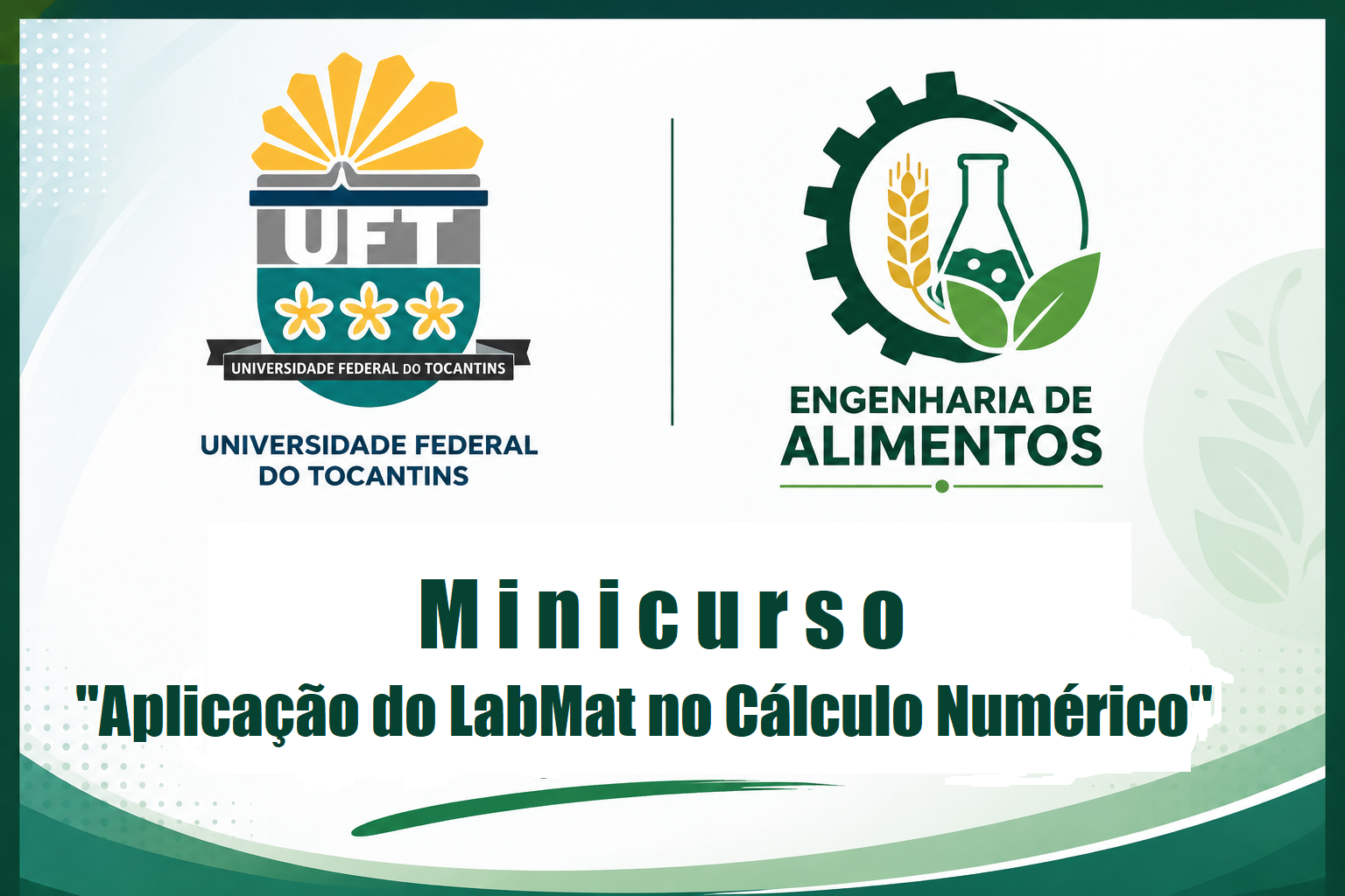 banner da atividade Aplicação do LabMat no Cálculo Numérico