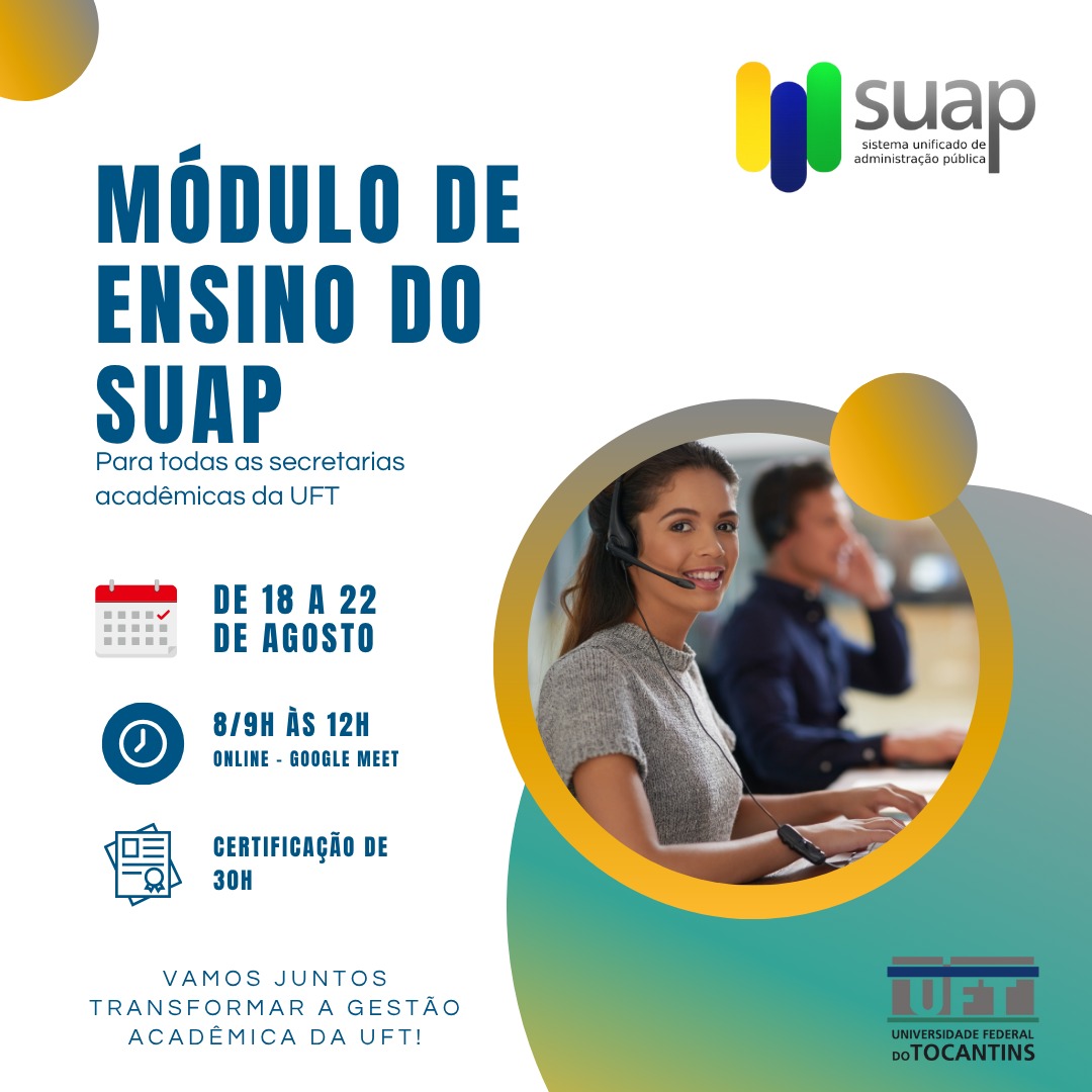 banner da atividade Módulo de Ensino - Secretarias Acadêmicas
