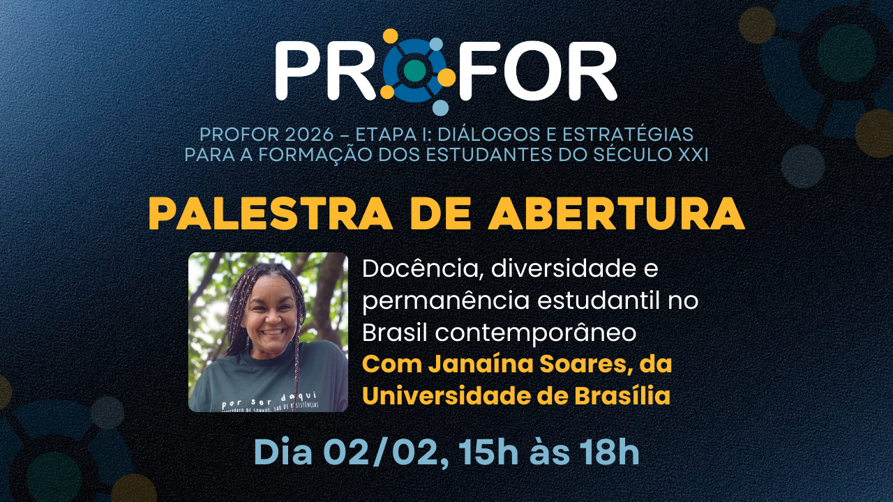 banner da atividade Docência diversidade e permanência estudantil no Brasil contemporâneo