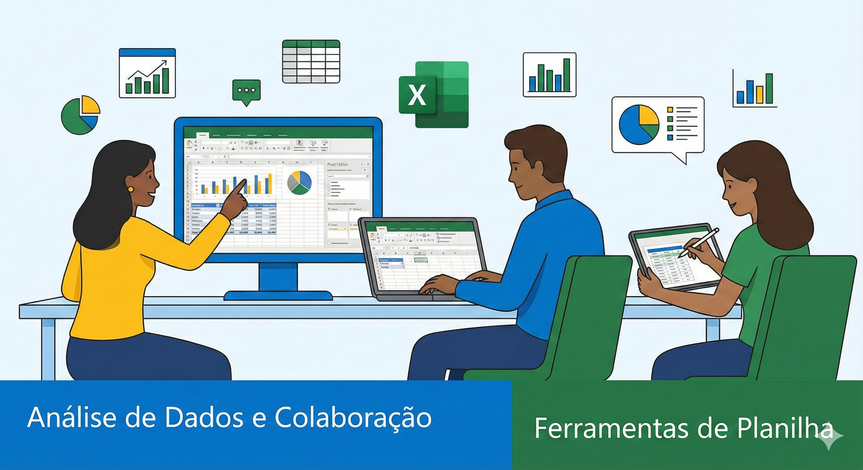banner da atividade Introdução ao Aplicativo de Planilha Eletrônica Microsoft Excel