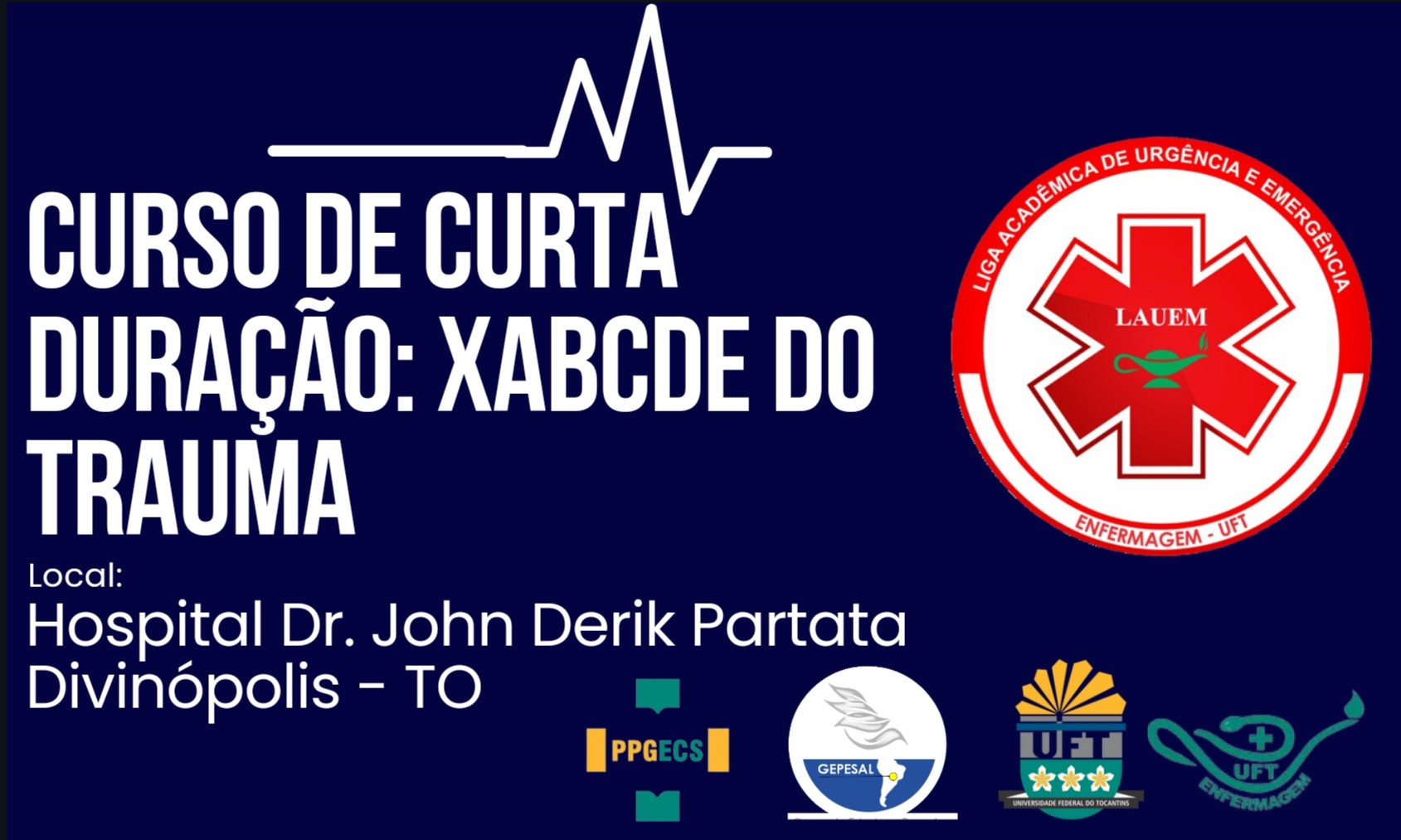 banner da atividade Curso de Curta Duração: XABCDE do Trauma (Urgência e Emergência)