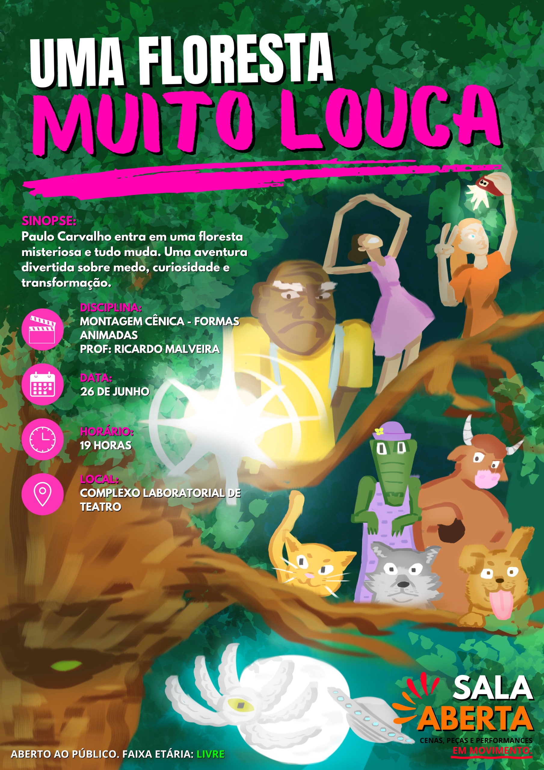 banner da atividade Uma floresta muito Louca