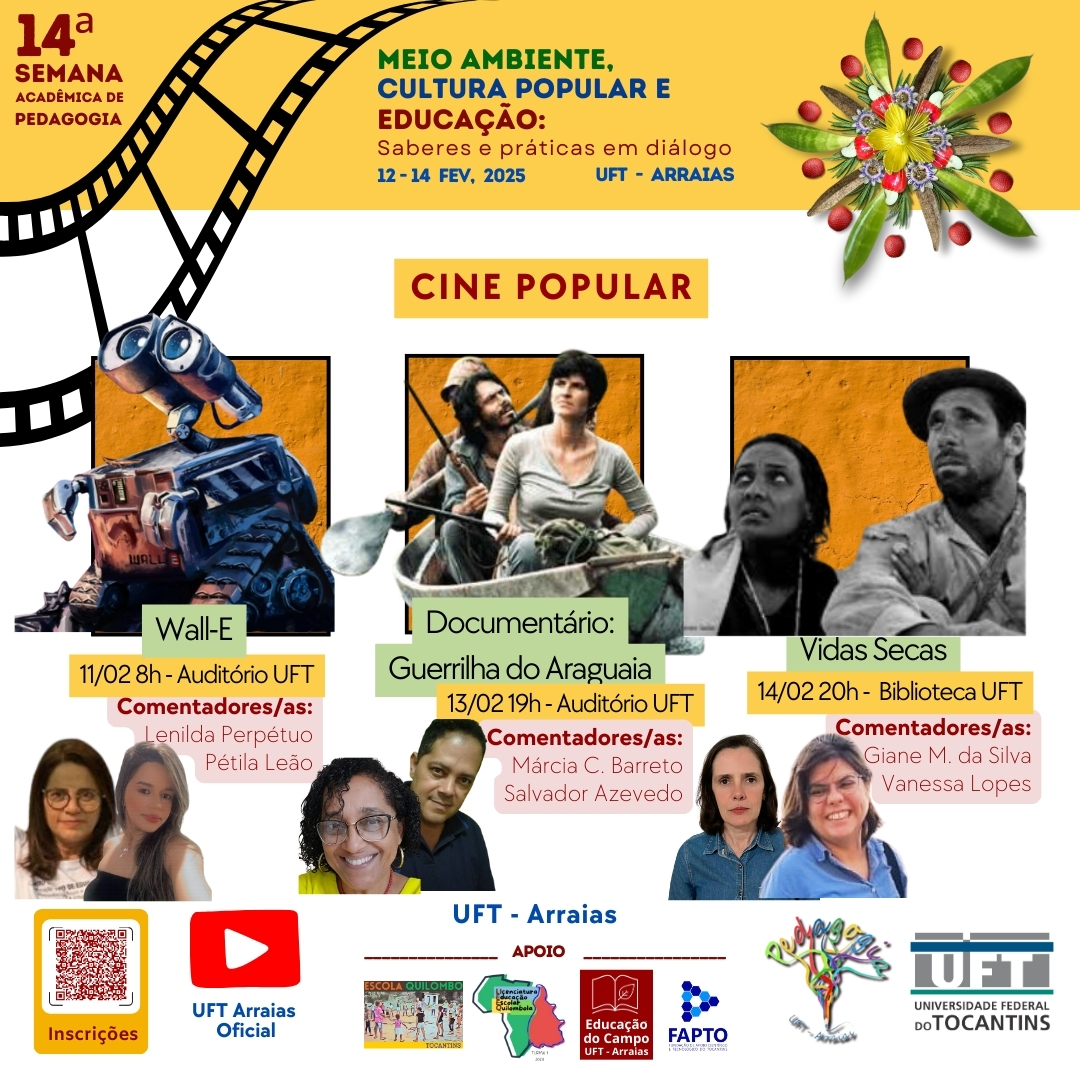 banner da atividade Cine Popular - Filme Vidas Secas