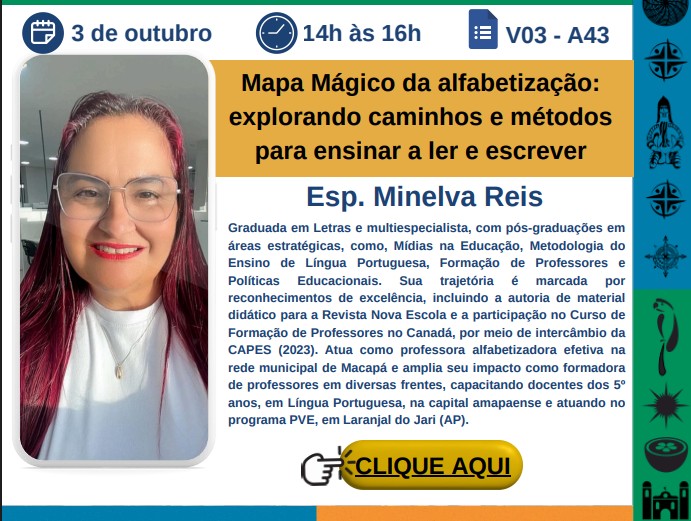 banner da atividade Mapa Mágico da alfabetização: explorando caminhos e métodos para ensinar a ler e escrever