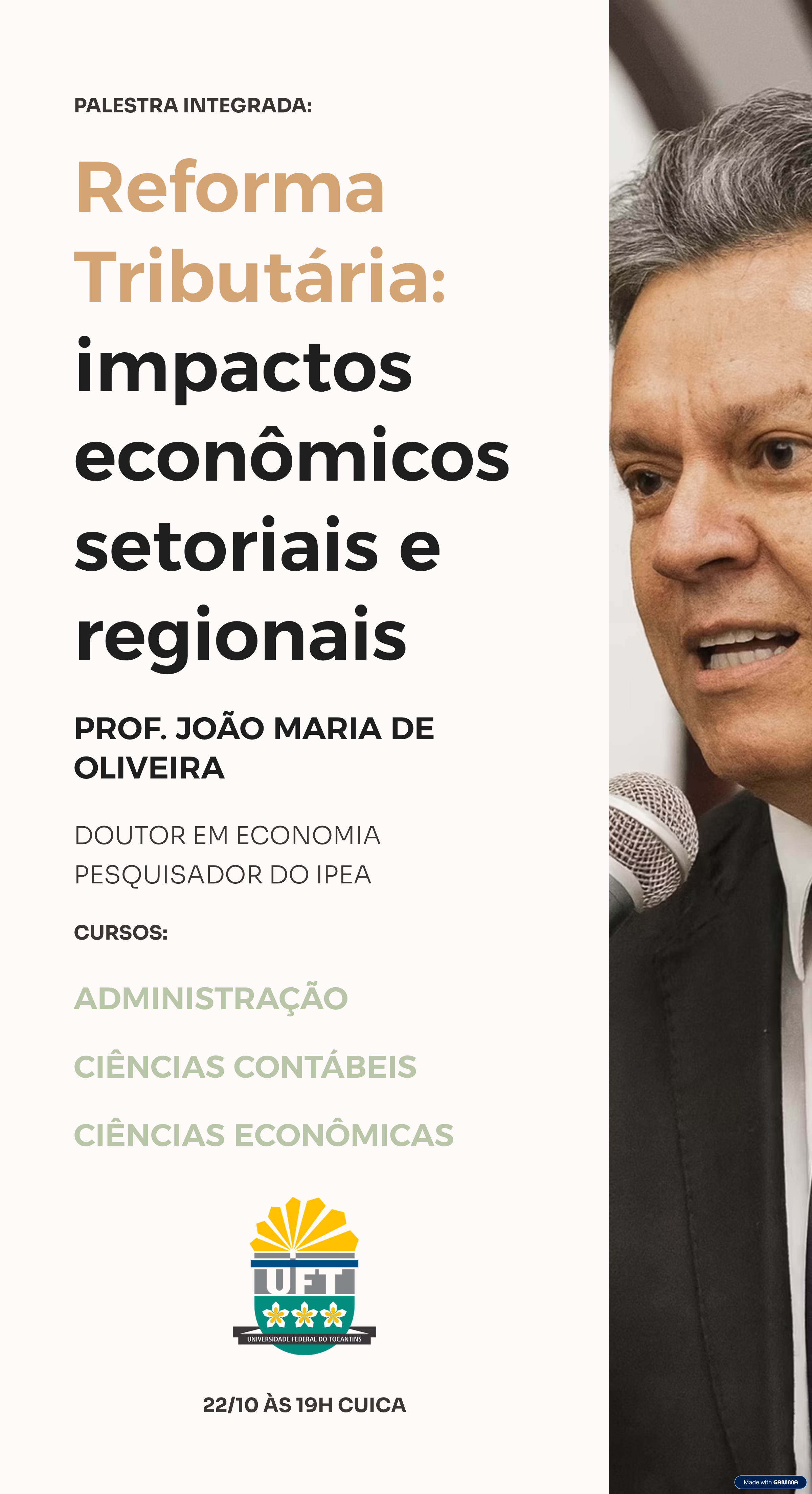 banner da atividade Reforma Tributária: impactos econômicos setoriais e regionais
